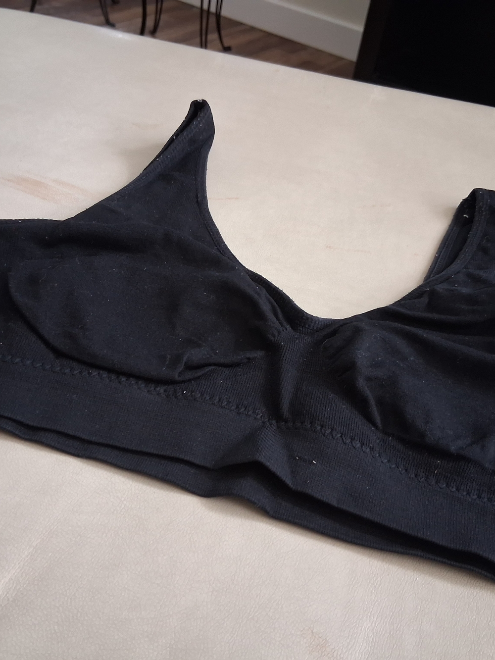 Everyday Wireless Black Bralette — Comfortable Support